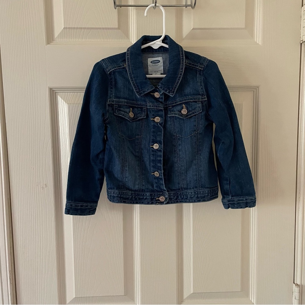 Old Navy Girls Dark Blue Jean Jacket
